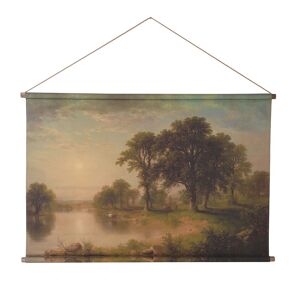 Lakeside Wall Hanging Canvas Material: