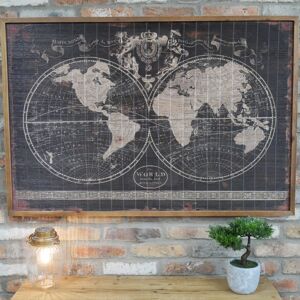 Large Rustic World Map Canvas Print 120cm x 80cm Material: Home Decor & Accessories/Wall Art & Plaques Large Rustic World Map Canvas Print 120cm x 80cm Material: Home Decor & Accessories/Wall Art & Plaques