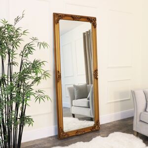 Extra, Extra Large Ornate Antique Gold Full Length Wall/Floor Mirror 85cm x 210cm Material: wood, resin, glass