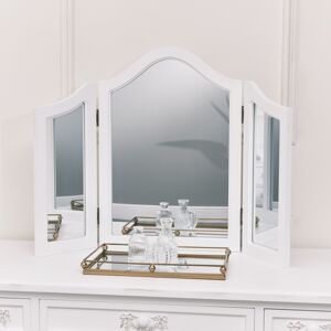 Antique White Triple Dressing Table Mirror - Pays Blanc Range Material: Furniture/Furniture Ranges/Pays Blanc Range Antique White Triple Dressing Table Mirror - Pays Blanc Range Material: Furniture/Furniture Ranges/Pays Blanc Range