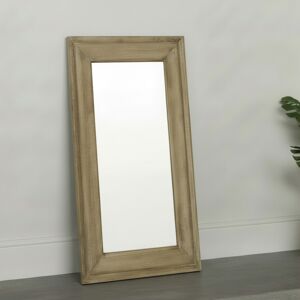 Extra Large Natural Wooden Framed Wall Mirror - 200cm x 100cm Material: Mirrors Extra Large Natural Wooden Framed Wall Mirror - 200cm x 100cm Material: Mirrors