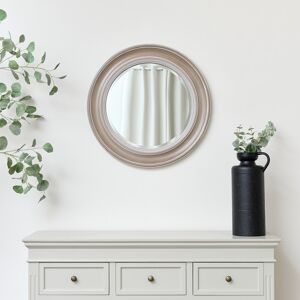 Round Rustic Pale Brown Wood Effect Wall Mirror 65cm x 65cm Material: Mirrors Round Rustic Pale Brown Wood Effect Wall Mirror 65cm x 65cm Material: Mirrors
