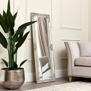 Tall Champagne Silver Wall Mirror 47cm x 142cm Material: Mirrors Tall Champagne Silver Wall Mirror 47cm x 142cm Material: Mirrors
