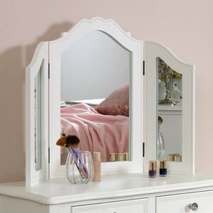 Victoria Range White Vanity Mirror - Elegant, Adjustable Victoria Range White Vanity Mirror - Elegant, Adjustable