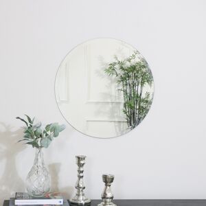 Round Frameless Bevelled Mirror 50cm x 50cm Material: Glass