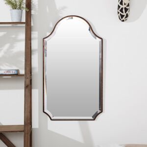 Frameless Shaped Wall Mirror Material: Wood / Glass