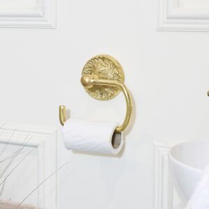 Luxe Gold Toilet Roll Holder 17cm x 16 cm Material: Metal