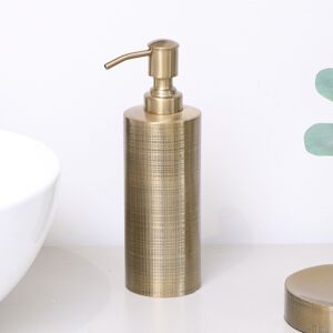 Brass Gold Textured Metal Soap Dispenser Material: Shop By Room/Bathroom/Bathroom Accessories Brass Gold Textured Metal Soap Dispenser Material: Shop By Room/Bathroom/Bathroom Accessories
