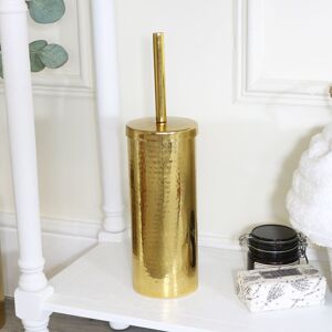 Hammered Gold Metal Toilet Brush Holder Material: Shop By Room/Bathroom/Bathroom Accessories Hammered Gold Metal Toilet Brush Holder Material: Shop By Room/Bathroom/Bathroom Accessories