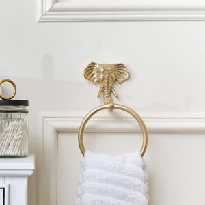Metallic Gold Elephant Towel Ring Material: Shop By Room/Bathroom Metallic Gold Elephant Towel Ring Material: Shop By Room/Bathroom