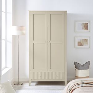 Double Wardrobe - Hales Taupe Range Material: Manufactured Wood, metal