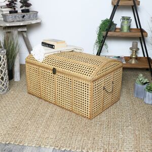 Woven Rattan Storage Trunk Material: Rattan, Iron