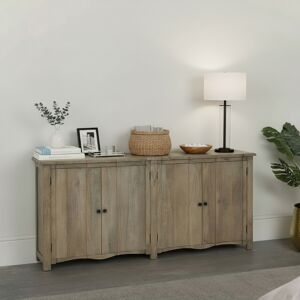 Extra Large Wooden 4 Door Sideboard - 200cm Material: Furniture Extra Large Wooden 4 Door Sideboard - 200cm Material: Furniture