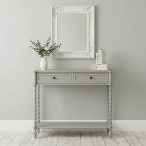 Grey Bobbled 2 Drawer Console Table/Sideboard Material: Furniture/Console Tables Grey Bobbled 2 Drawer Console Table/Sideboard Material: Furniture/Console Tables
