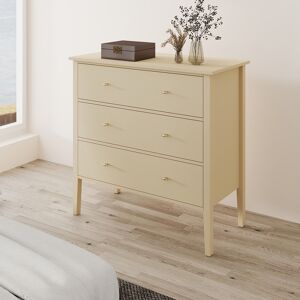 Large 3 Drawer Chest of Drawers - Abbey Cream Range Material: Furniture/Furniture Ranges/Abbey Range/Abbey Cream Range Large 3 Drawer Chest of Drawers - Abbey Cream Range Material: Furniture/Furniture Ranges/Abbey Range/Abbey Cream Range