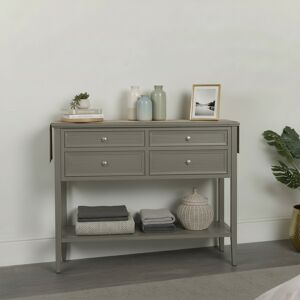 Large 4 Drawer Wooden Sideboard With Display Shelf Material: Furniture Large 4 Drawer Wooden Sideboard With Display Shelf Material: Furniture