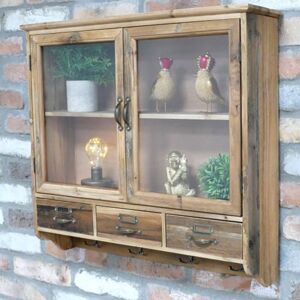 Wooden Glass Wall Cabinet Material: Home Decor & Accessories/Shelves & Storage Wooden Glass Wall Cabinet Material: Home Decor & Accessories/Shelves & Storage