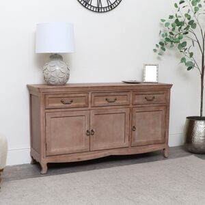 Solid Wood 3 Drawer Sideboard - Hessian Range Material: Furniture/Furniture Ranges/Hessian Range Solid Wood 3 Drawer Sideboard - Hessian Range Material: Furniture/Furniture Ranges/Hessian Range