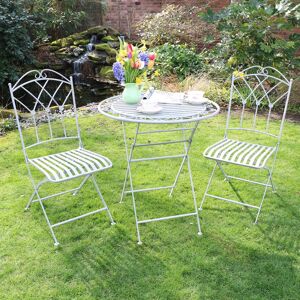 Antique Grey Bistro Set Material: Metal, Iron