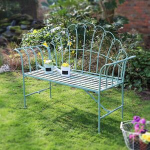 Antique Sage Green Garden Bench Material: Garden Antique Sage Green Garden Bench Material: Garden