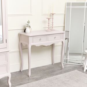 Pink Console / Dressing Table - Victoria Pink Range Material: Wood, resin, metal