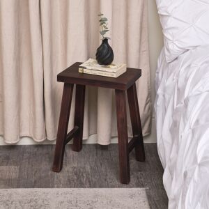 Rustic Wooden Milking Stool Material: Wood