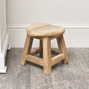 Small Mango Wood Heart Stool Material: Mango Wood