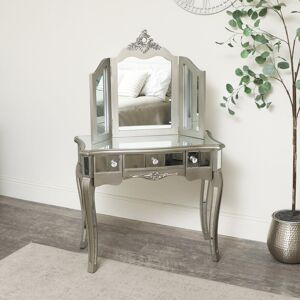Tiffany Range Mirrored Dressing Table and Vanity Mirror Tiffany Range Mirrored Dressing Table and Vanity Mirror