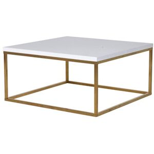 Square Gold & Gloss White Top Coffee Table Material: Furniture/Coffee Tables Square Gold & Gloss White Top Coffee Table Material: Furniture/Coffee Tables