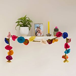 Paper high Felt Flower Garland - Multicoloured