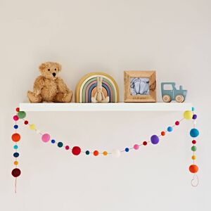 Paper high Large Felt Ball Garland