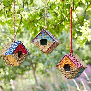 Paper high Diamond Recycled Cotton Birdhouse