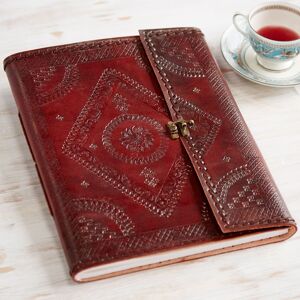 Paper high Indra Extra Large Embossed & Stitched Leather Photo Album