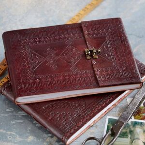 Paper high Indra Medium Embossed Leather Photo Album