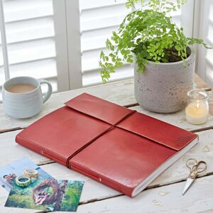 Paper high Personalised Distressed Leather Photo Album - XL