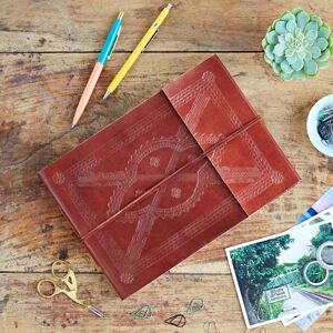 Paper high Embossed Leather Photo Album - M