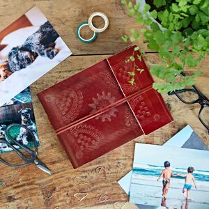 Paper high Embossed Leather Photo Album - S