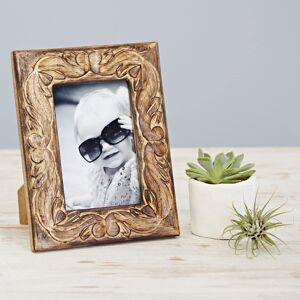 Paper high 6" x 4" Jaraja Natural Mango Wood Photo Frame