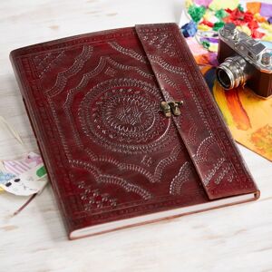 Paper high Indra Extra Large Embossed Leather Photo Album