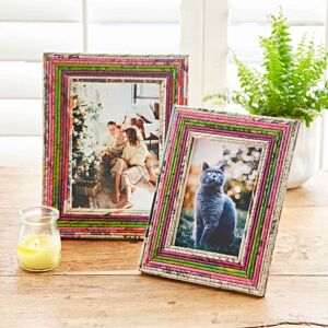 Paper high Recycled Newspaper Photo Frame - 7