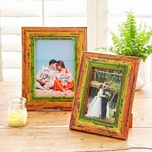 Paper high Recycled Newspaper Photo Frame - 7