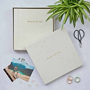 Paper high Personalised Plain Elephant Dung Photo Album - M