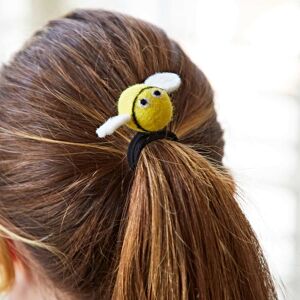 Paper high Pack of 3 Felt Bee Hair Bands