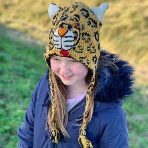 Paper high Leopard Woollen Animal Hat