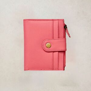 Paper high Personalised Iman Recycled Leather Small Purse - Pink