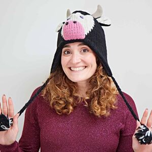 Paper high Cow Woollen Animal Hat