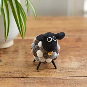 Paper high Felt Sheep Ornament - Grey