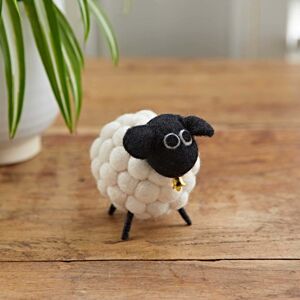 Paper high Felt Sheep Ornament - White