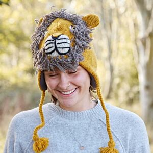 Paper high Lion Woollen Animal Hat