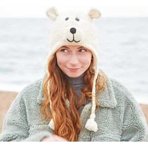 Paper high Polar Bear Woollen Animal Hat